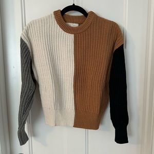 A New Day Color block sweater